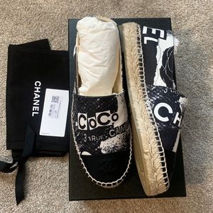 CHANEL espadrilles size 38